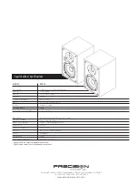 Предварительный просмотр 10 страницы Precision Acoustics BT5M Owner'S Manual