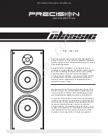 Preview for 1 page of Precision Acoustics Classic CT26 Manual