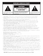 Preview for 3 page of Precision Acoustics ENCORE 5 User Manual