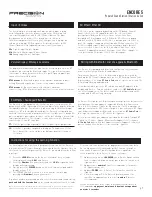 Preview for 7 page of Precision Acoustics ENCORE 5 User Manual