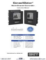 Precision Digital Corporation CondoliDator 4 Instruction Manual preview