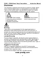 Preview for 2 page of Precision Digital Corporation ExSense Series Instruction Manual