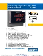 Precision Digital Corporation Helios PD2-6060 Instruction Manual предпросмотр