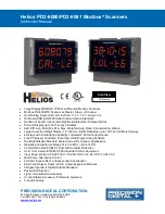 Precision Digital Corporation Helios PD2-6080 Instruction Manual preview