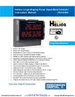 Precision Digital Corporation Helios PD2-6300 Instruction Manual preview