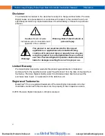 Preview for 2 page of Precision Digital Corporation Helios PD2-6310 Instruction Manual