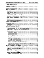 Предварительный просмотр 3 страницы Precision Digital Corporation PD6060 Instruction Manual