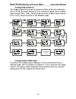 Предварительный просмотр 78 страницы Precision Digital Corporation PD6060 Instruction Manual