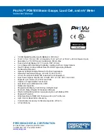 Preview for 1 page of Precision Digital Corporation PD6100-6H0 Instruction Manual