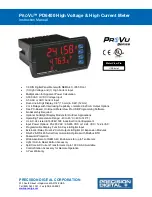 Precision Digital Corporation PD6400-6H5 Instruction Manual preview