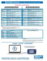 Предварительный просмотр 12 страницы Precision Digital Corporation PD6620 Series Manual