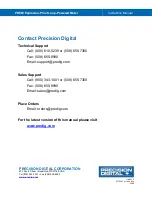 Preview for 16 page of Precision Digital Corporation PD663 Instruction Manual