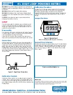 Предварительный просмотр 2 страницы Precision Digital Corporation PD675 Manual