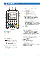 Предварительный просмотр 3 страницы Precision Digital Corporation PD9501 Manual