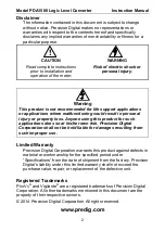 Preview for 2 page of Precision Digital Corporation PDA1500 Series Instruction Manual