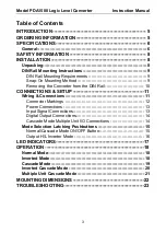 Preview for 3 page of Precision Digital Corporation PDA1500 Series Instruction Manual