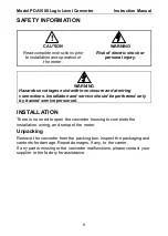 Preview for 8 page of Precision Digital Corporation PDA1500 Series Instruction Manual