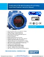 Preview for 1 page of Precision Digital Corporation ProtEX-MAX PD8-6200 Series Instruction Manual