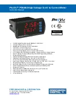 Preview for 1 page of Precision Digital Corporation PROVU PD6402 Instruction Manual