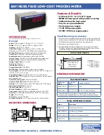 PRECISION DIGITAL DART PD602 User Manual предпросмотр