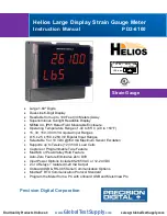 PRECISION DIGITAL Helios PD2-6100 Instruction Manual preview