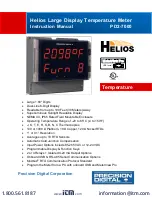 PRECISION DIGITAL Helios PD2-7000 Series Instruction Manual предпросмотр