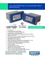 Preview for 1 page of PRECISION DIGITAL Loop Leader PD6620 Series Instruction Manual