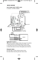 Предварительный просмотр 21 страницы PRECISION DIGITAL PD213 Operating Instructions Manual