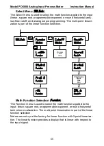 Preview for 65 page of PRECISION DIGITAL PD6000-6R0 Instruction Manual