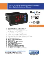 PRECISION DIGITAL PD6310-WM Instruction Manual preview