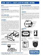 Предварительный просмотр 2 страницы PRECISION DIGITAL PD660 Specification Sheet