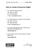 Preview for 72 page of PRECISION DIGITAL PD755 Instruction Manual