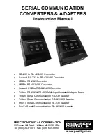 Preview for 1 page of PRECISION DIGITAL PDA1232 Instruction Manual