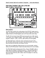 Preview for 33 page of PRECISION DIGITAL PDA1232 Instruction Manual