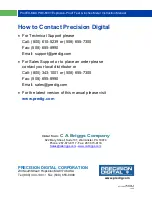 Preview for 62 page of PRECISION DIGITAL ProtEX-MAX PD8-6001 Series Instruction Manual