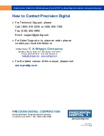 Preview for 66 page of PRECISION DIGITAL ProtEX-MAX PD8-6310-WM Instruction Manual