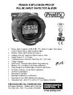 PRECISION DIGITAL ProtEX-RTP PD6830 Instruction Manual preview