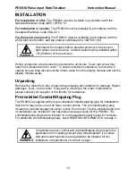 Preview for 12 page of PRECISION DIGITAL ProtEX-RTP PD6830 Instruction Manual