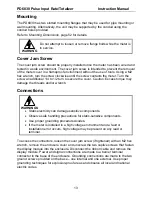 Preview for 13 page of PRECISION DIGITAL ProtEX-RTP PD6830 Instruction Manual