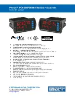 PRECISION DIGITAL PROVU PD6088 Modbus Instruction Manual preview