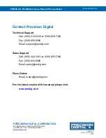 Preview for 22 page of PRECISION DIGITAL vantageview Safe Touch PD6700-0L1 Instruction Manual