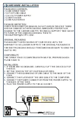 Preview for 5 page of Precision Flight Controls Cirrus Desktop Yoke User Manual