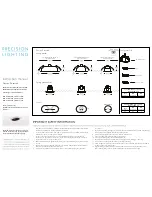 Precision Lighting Domino Recessed 2 Instruction Manual preview