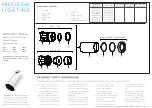 Предварительный просмотр 1 страницы Precision Lighting Solo 11 Series Instruction Manual