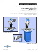 Precision matthews PM-30MV Manual предпросмотр