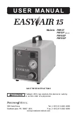 Precision Medical EASY AIR 15 User Manual preview