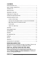 Preview for 2 page of Precision Medical EasyMate PM2200 User Manual