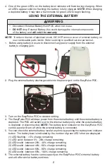 Предварительный просмотр 3 страницы Precision Medical External Lithium ION Battery Instruction Sheet