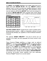 Предварительный просмотр 18 страницы Precision Power A100.2 Owner'S Manual