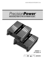 Preview for 1 page of Precision Power Atom A1000.4 User Manual